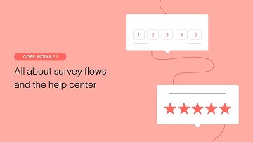All about survey flows and the help center: Delighted Core Certification Module 1