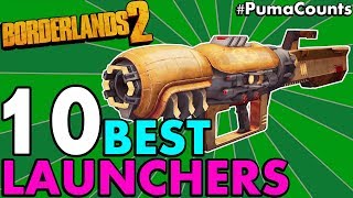Top 10 BEST ROCKET LAUNCHERS in Borderlands 2! (Etech, Legendary & All Other Rarities) #PumaCounts screenshot 3