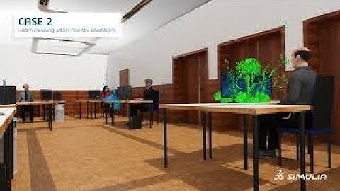 Indoor Air Quality: Simulation of Particle Propagation in Office Environments