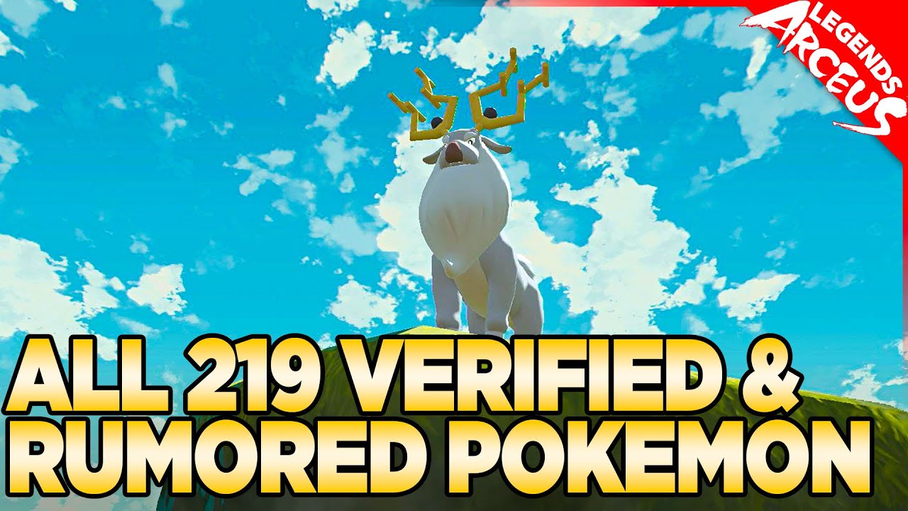 Pokmon Legends: Arceus' New Monsters Might Have Already ...