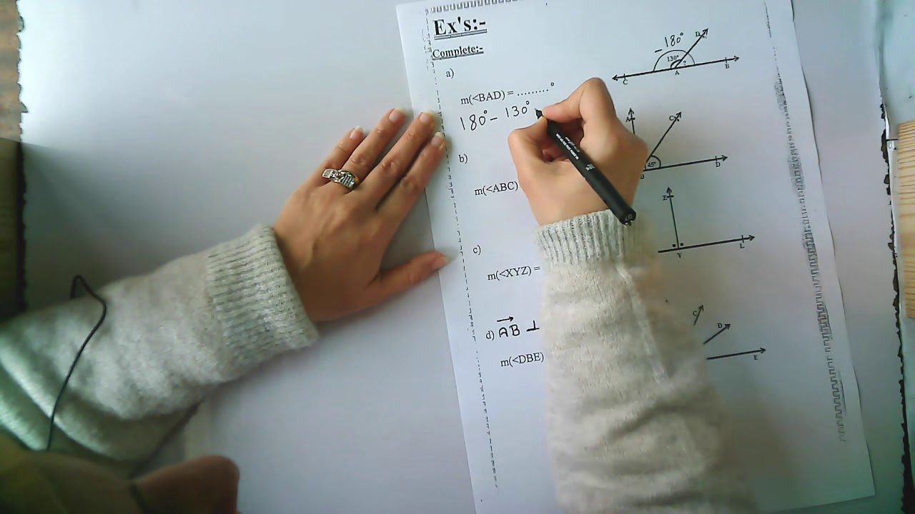 Maths - Prep 1 - General Revision on Geometry - YouTube