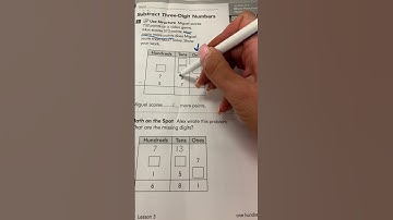 Module 17.3 three digit subtraction with regrouping