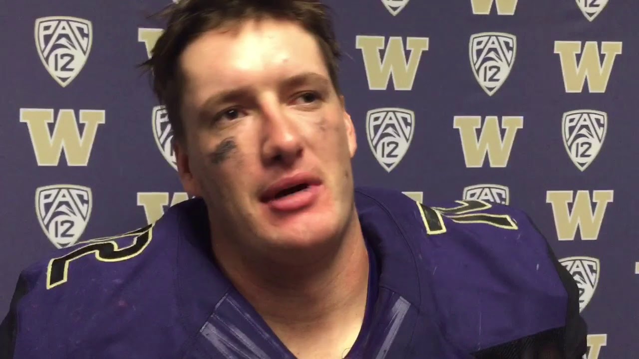 UW left tackle Trey Adams on his first career carry: 'Definitely my ...