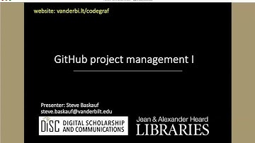 041a Introduction to project management in GitHub