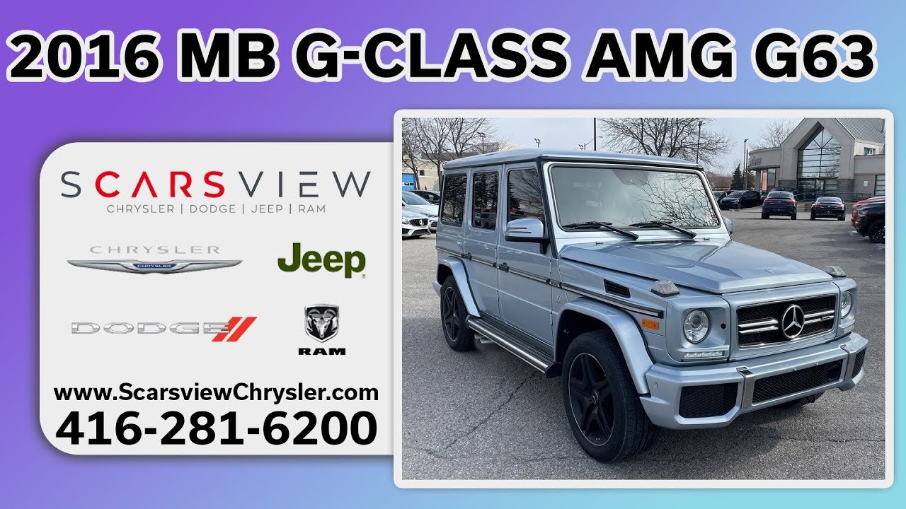 16 Mercedes Benz Amg G63 Youtube