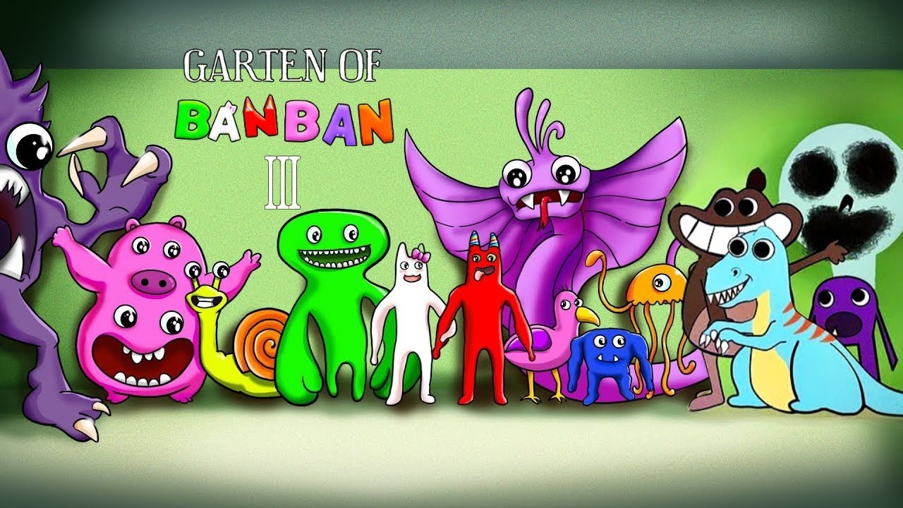 Банбан 8. Garden of Banban игра. Монстры Банбана. Banban IV. Garten of ban ban game.