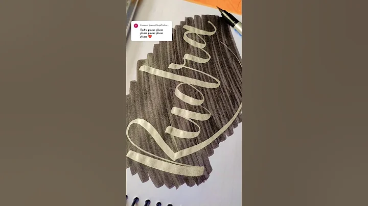 Name Request ✍️ #calligraphy #art #viralshorts #nameart #brushpencalligraphy