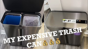 VLOG| UNBOXING MY SIMPLEHUMAN 58L Dual Compartment Trash Can | ONESEXYBBW