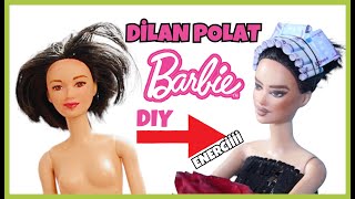 Di̇lan Polat Barbie Yaptim I Barbie Repaint Diy