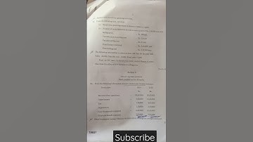 Calicut university Bcom | 5th sem | Accounting for management | previous year question paper