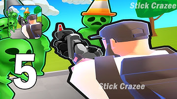 Survivor Z: Loot and Survive - Gameplay Walkthrough Part 5 (IOS,Android) | Stick Crazee