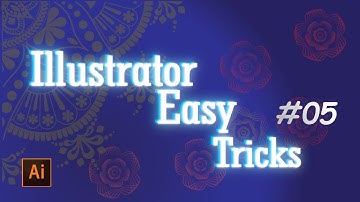 Width, Warp, Twirl, Pucker, Bloat, Scallop, Crystallize & Wrinkle Tools | Illustrator Easy Tricks 05