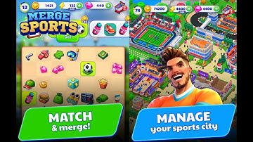 Merge Sports: City Builder  #merge 