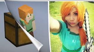 Reacting to Minecraft in real life