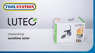Unbox Lutec Sunshine Solar Wall Light: Mains-Free LED Lighting | Toolstation