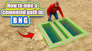 How to Build a Cemented Road in BeamNG Drive | Full Tutorial