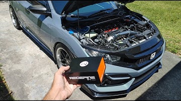 Big turbo first drive and 4 bar map sensor install civic fk7 sport hatchback