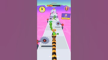 Snake Run Race: Speed, Strategy, And Survival! Level 75 🚀😱 #viral #gaming #shorts
