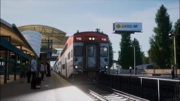 Train Sim World 4 PS5 Peninsula Corridor Operating Express Service Train 313 to San Francisco Part 2