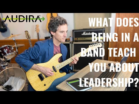 What does being in a band teach you about teamwork?