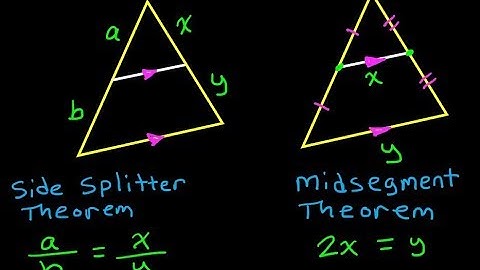 Day 12 HW (5 to 7) Side Splitter Theorem vs. Midsegment Theorem