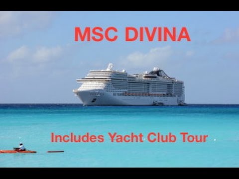 msc divina yacht club tour