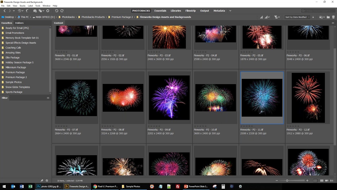 Screen Blending Layer Mode in Photoshop - Perfect for Fireworks!