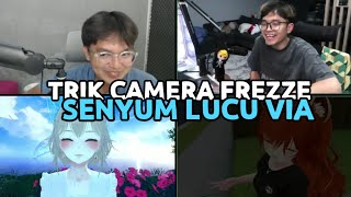 Akhirnya bang AL bisa pake trick ular camera frezze ke via, via paling tau tentang visa AL - popping