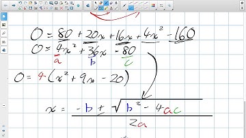 Solving Quadratic Word Problems with Area Grade 11 University Lesson 1 3 10 5 15