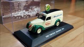 FIAT 1100 ELR 1:43 1 43 Collection Car Diorama Fiat 1100 Elr 1951 1954