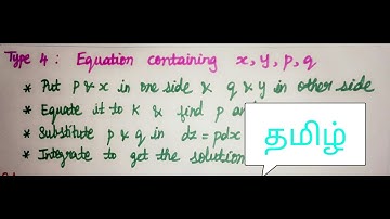 Singular Integral Type 4 | Partial differential equation | TPDE | Engineering Mathematics 3 | Tamil