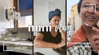 Vlog : journée en télétravail entre mes vies d’entrepreneuses et de salariée (et tout le quotidien)