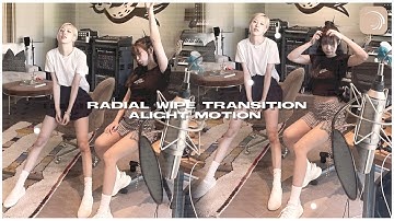 radial wipe transition – alight motion