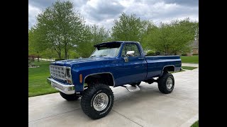 1979 Chevy K20 4x4 - For sale at www.bluelineclassics.com
