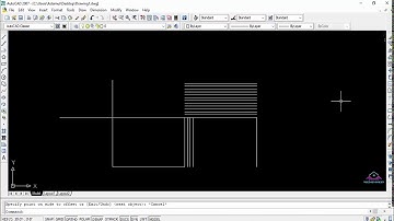 9. Autocad erase command , copy command, offset command and mirror command bangla tutorial