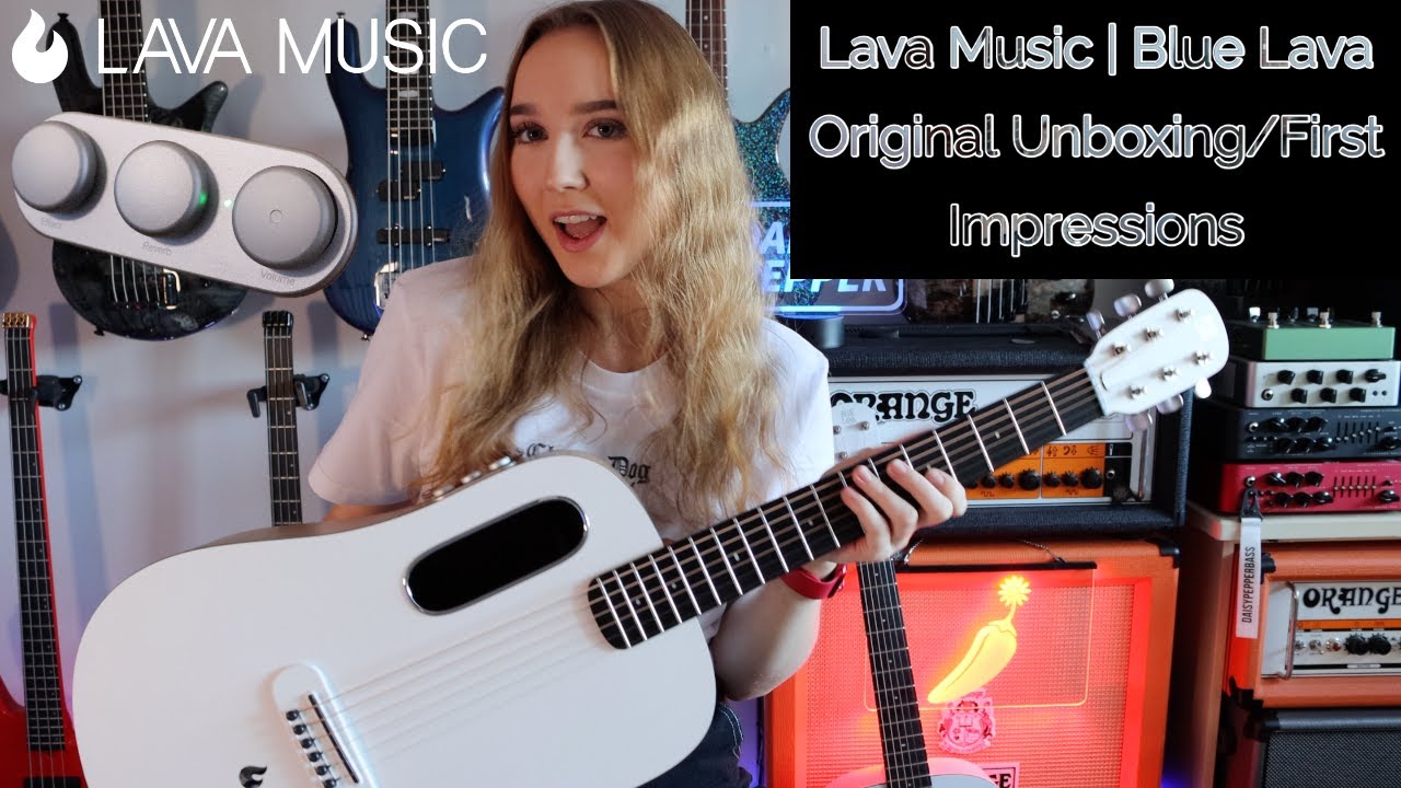 BLUE LAVA ORIGINAL Smart Guitar Unboxing/First Impressions (LAVA MUSIC