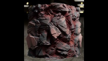 Sytlized Cliffs in Houdini #houdini #substancepainter #substancedesigner   #blender