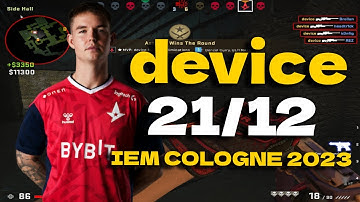 CSGO POV Astralis device (21/12) vs NIP (ANCIENT) @ IEM Cologne 2023