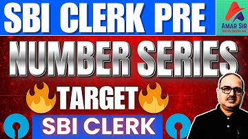 Complete Number Series in ONE SHOT🎯 | SBI Clerk PRELIMS | Amar Sir