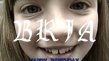 Bria Salmena - Fruits Of My Labour (Official Video)