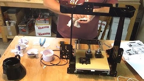 Anet A8 3D Printer Build Livestream PT.5 Heated bed, stepper motors and LCD