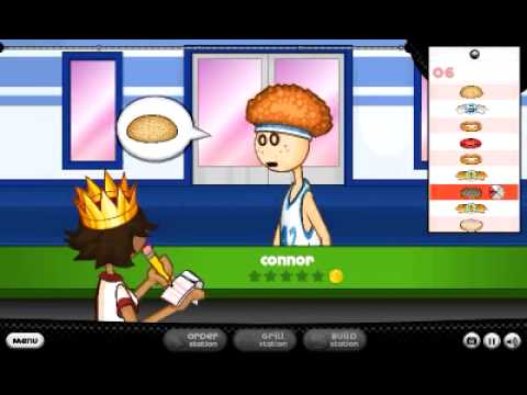 Papas Burgeria HD Full Playthrough Gameplay 