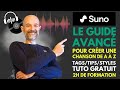 Suno  le guide avanc pour crer une chanson de a  z  tips structure mtatags styles 