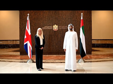 شخبوط بن نهيان يستقبل وزيرة الدولة البريطانية لشؤون آسيا والشرق الأوسط