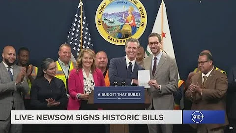 Newsom signs landmark housing, infrastructure bills to speed up building