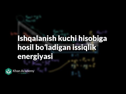 Video: Ish kuchi va energiya nima?