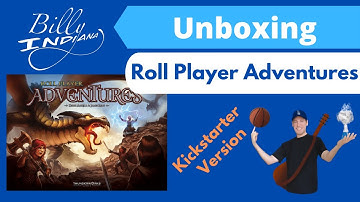 Roll Player Adventures Board Game Unboxing (Kickstarter version from Thunderworks Game)