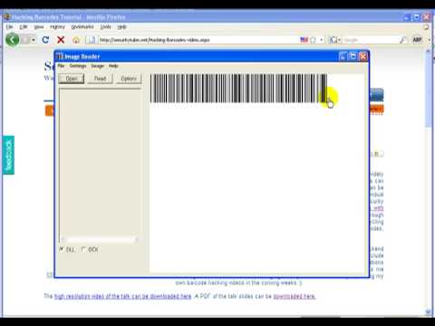 Reading and Writing Barcodes (made by Vivek Ramachandran)