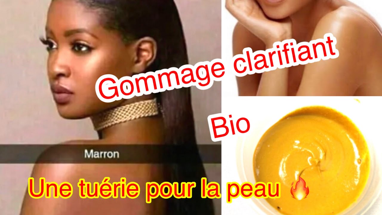 COMMENT FAIRE UN GOMMAGE CLARIFIANT TEINT MARRON CLAIR LUMINEUX