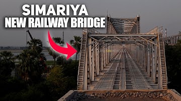 राजेंद्र सेतु के पास बन रहा है नया ड्यूल ट्रैक रेलवे ब्रिज | Ganga River Bridge Update | Bgs - Patna
